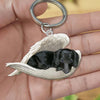 Sleeping Angel Acrylic Keychain Dashuand SA178