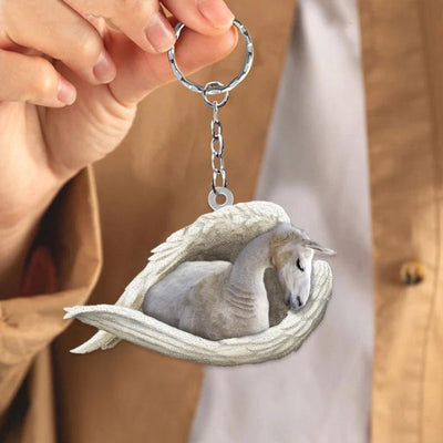 Sleeping Angel Acrylic Keychain Llama SA228