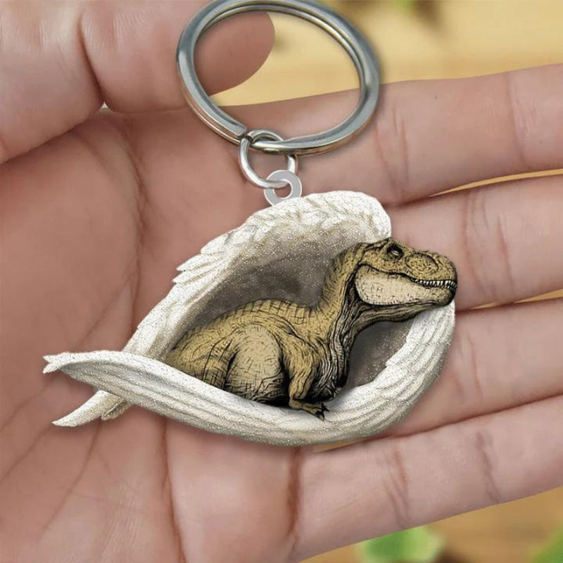 Sleeping Angel Acrylic Keychain T Rex SA250