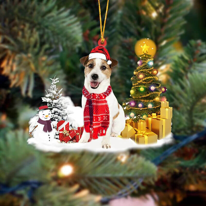Jack Russell Terrier Christmas Ornament SM007