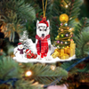 Husky Christmas Ornament SM024