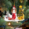 Cavalier King Charles Spaniel Christmas Ornament SM035