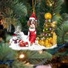 Springer Spaniel Christmas Ornament SM091