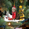 Ocicat Cat Christmas Ornament SM102