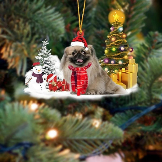 Pekingese Christmas Ornament SM113