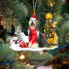 Bearded Collie Christmas Ornament SM145