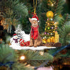 LaPerm Cat Christmas Ornament SM149