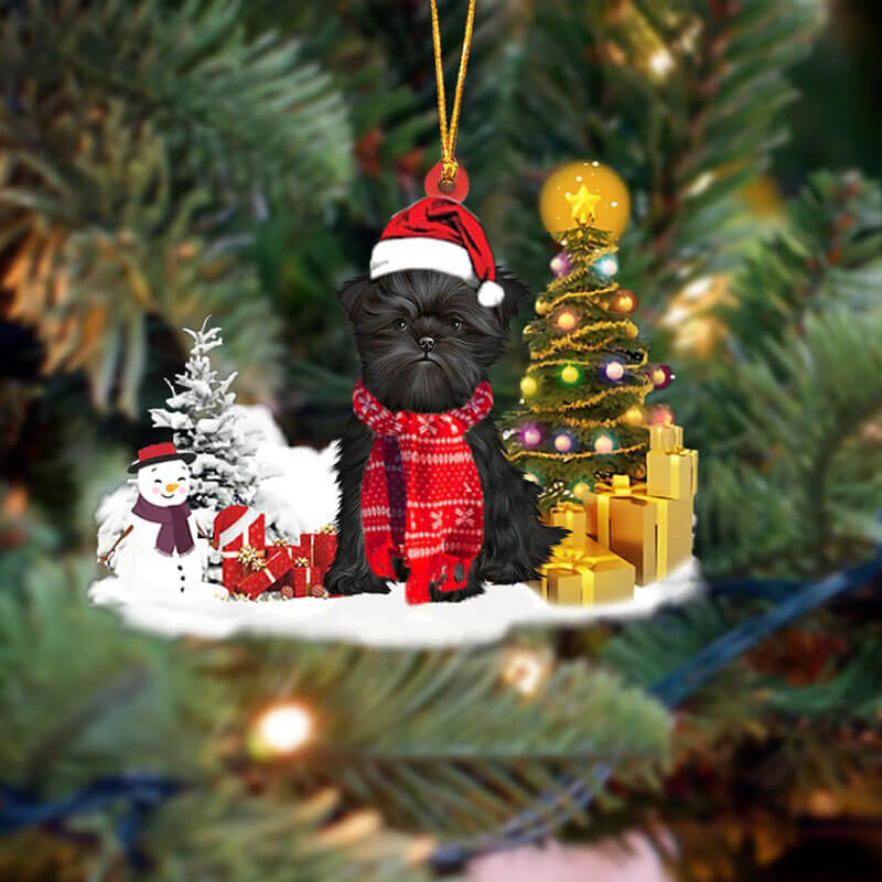 Affenpinschers Dog Christmas Ornament SM177