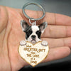 Boston Terrier What Greater Gift Than The Love Of A Dog Acrylic Keychain GG041