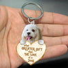 Cockapo What Greater Gift Than The Love Of A Dog Acrylic Keychain GG056