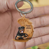 Rottweiler Forever In My Heart Acrylic Keychain FK037