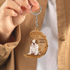 English Bulldog Forever In My Heart Acrylic Keychain FK040