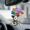 Dalmatian Fly With Bubbles Car Hanging Ornament BC028