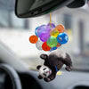 Panda Fly With Bubbles Car Hanging Ornament BC078