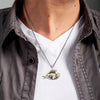 Lhasa Apso Sleeping Angel Stainless Steel Necklace SN034