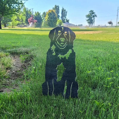 Leonberger Metal Silhouette