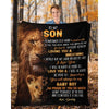 To My Son - From Dad - A322 - Premium Blanket