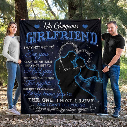 To My Girlfriend - From Boyfriend - A612 - Premium Blanket