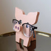 Handmade Glasses Stand Piggy