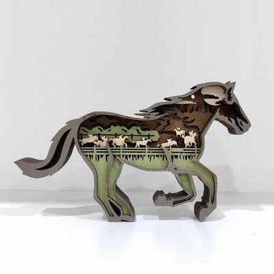 Pommel Horse Carving Handcraft Gift