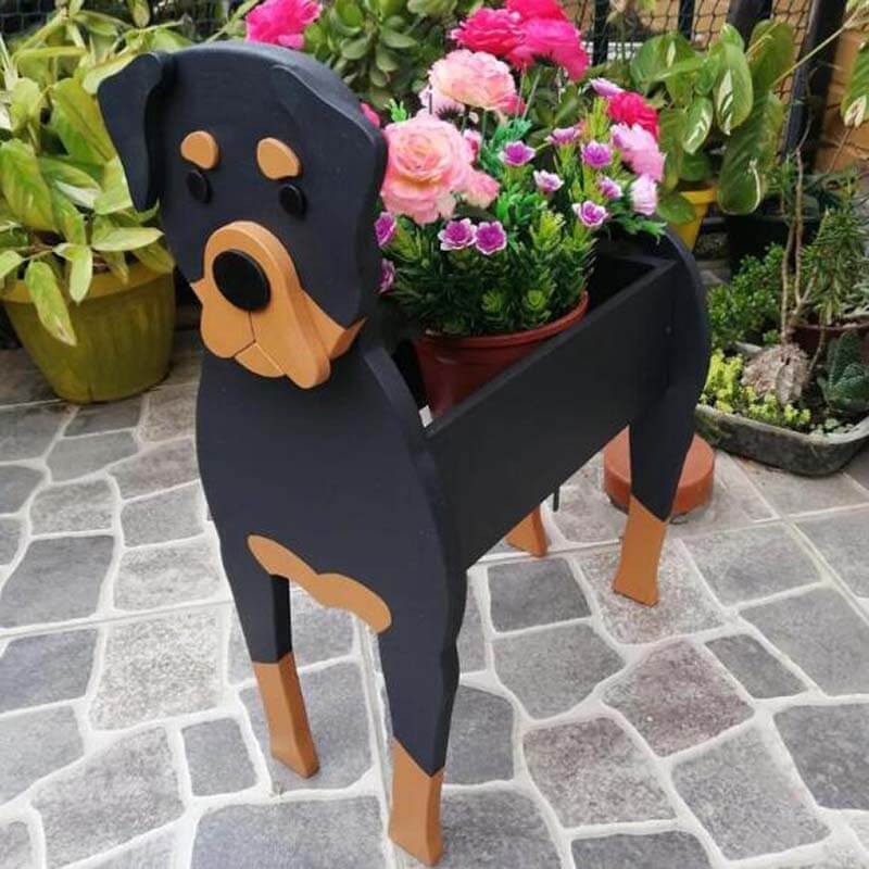 Rottweiler Planter AP033