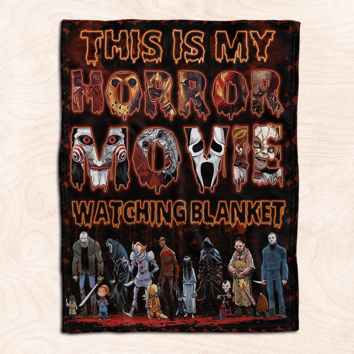 This Is My Horror Movie Watching A231 Premium Blanket