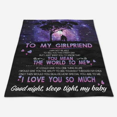To My Girlfriend - From Boyfriend - A610 - Premium Blanket