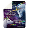 To My Son - From Mom - Unicorn A318 - Premium Blanket