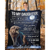 To My Daughter - From Dad - A323 - Premium Blanket
