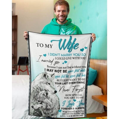 To My Wife - Never Forget - A245 - Fleece Blanket
