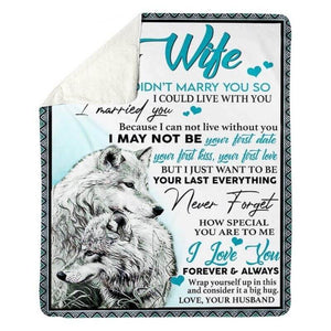 To My Wife - Never Forget - A245 - Fleece Blanket