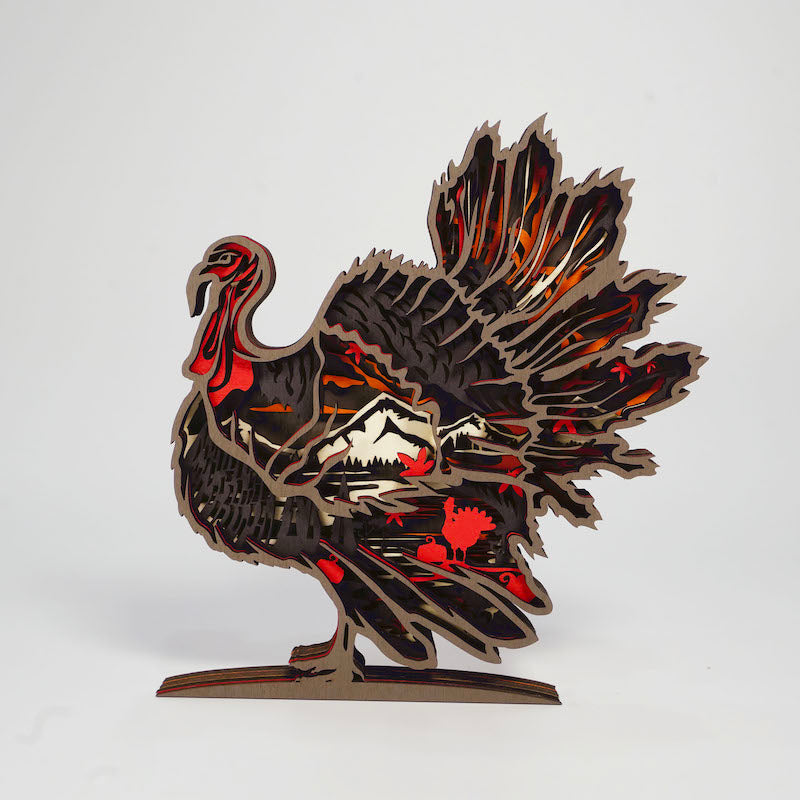 Turkey Carving Handcraft Gift
